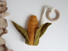 Load image into Gallery viewer, Fabric Rattle and Teether: Veggies
