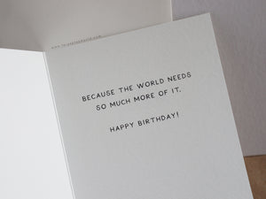 Birthday Card: You Do You