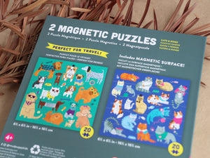 Mudpuppy Cats & Dogs Magnetic Puzzles