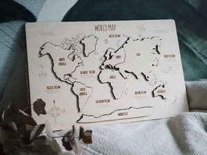 [BACK IN STOCK] World Map Puzzle