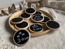 Load image into Gallery viewer, Modern Chalkboard Discs - Set of 10 (Double-sided)
